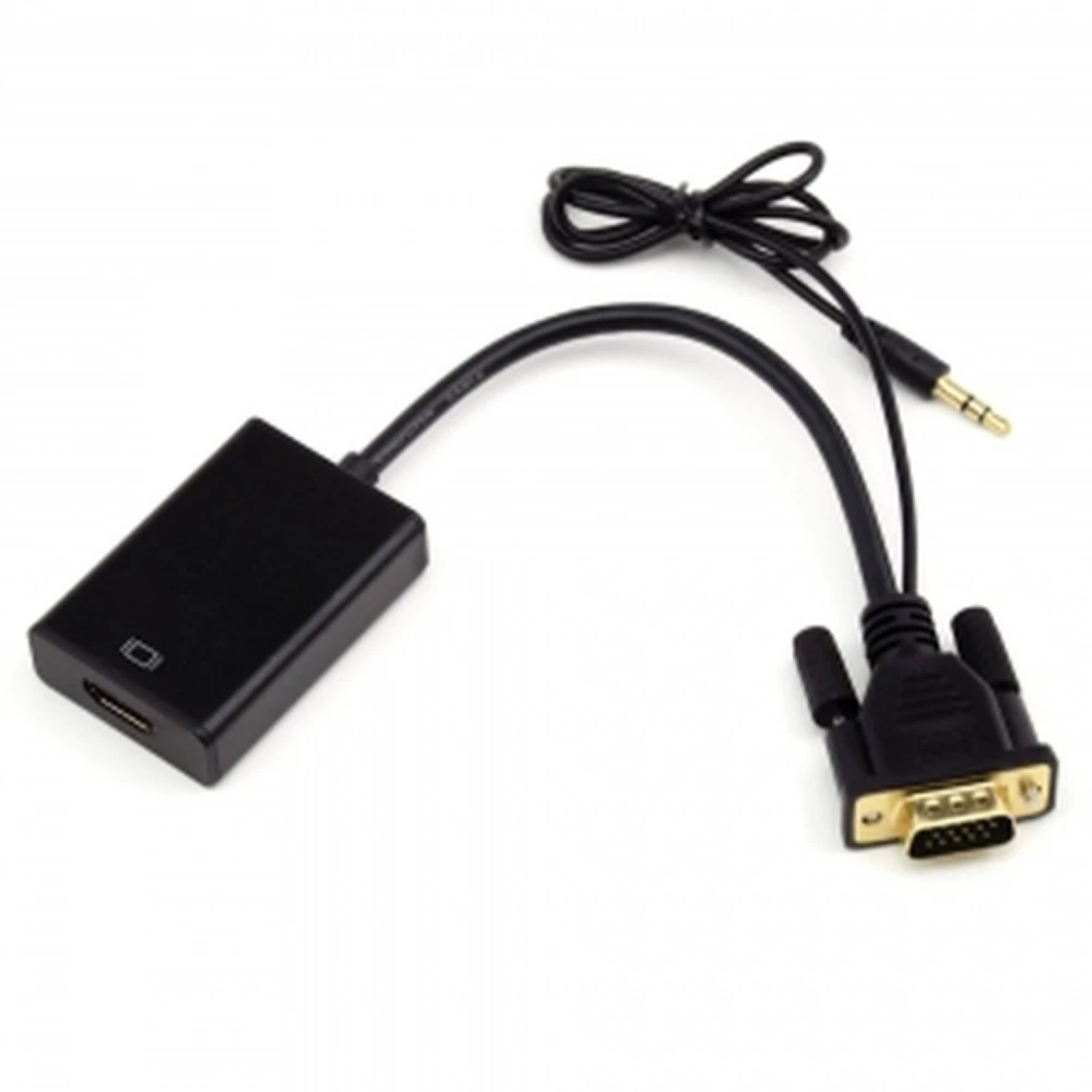 VGA-zu-HDMI-Konverter mit Audio für Video- und Tonsignal