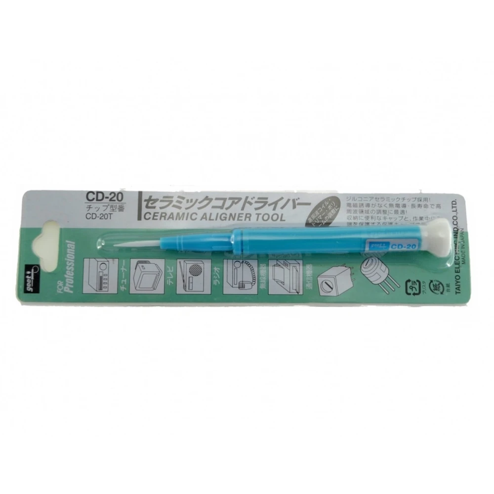 Keramik-Schraubendreher für Potentiometer GOOT CD-20 1,8mmx0,4mm