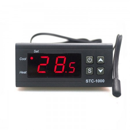 Digitaler Thermostat 220V STC-1000 Kalt- und Wärmebrutschränke Aquarium mit Temperatursonde TEMPERATURE MEASURING  10.00 euro - satkit