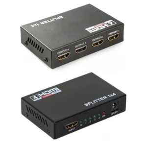 HDMI-Splitter 1x4 Full HD 1 Eingang 4 Ausgänge 1080p HDTV und 3D