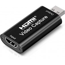 hdmi Video Capture, USB zu hdmi 2.0 Video Capture Game Capture 1080P Live Streaming Video Streaming für Gaming, Broadcasting, Unterricht, Videokonferenzen, Aufnahme, Live Streaming