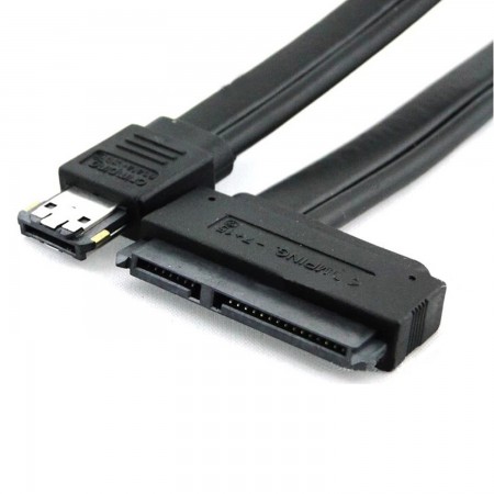 Dual Power eSATA USB 12V 5V Combo auf 22Pin SATA USB Festplattenkabel Adapter Adapter Electronic equipment  3.90 euro - satkit