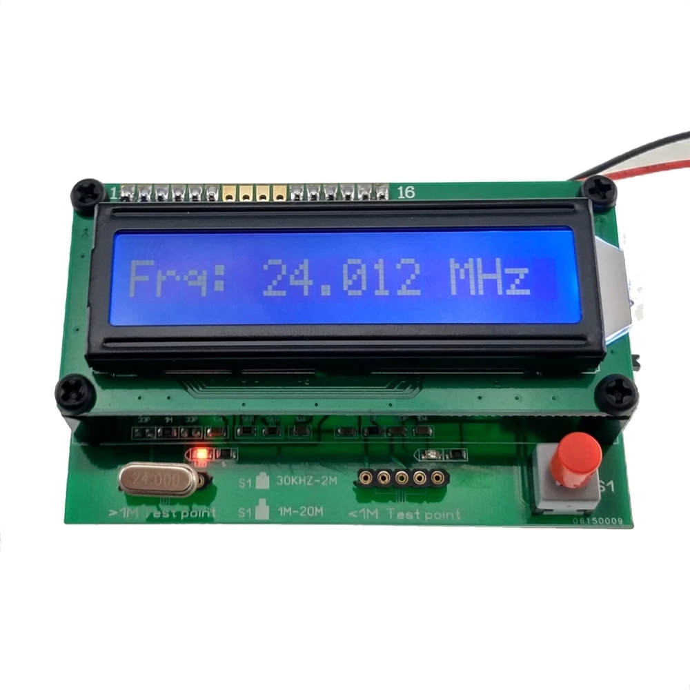 Gerät zum Prüfen und Messen von Quarzkristallen (30 kHz bis 20 MHz)