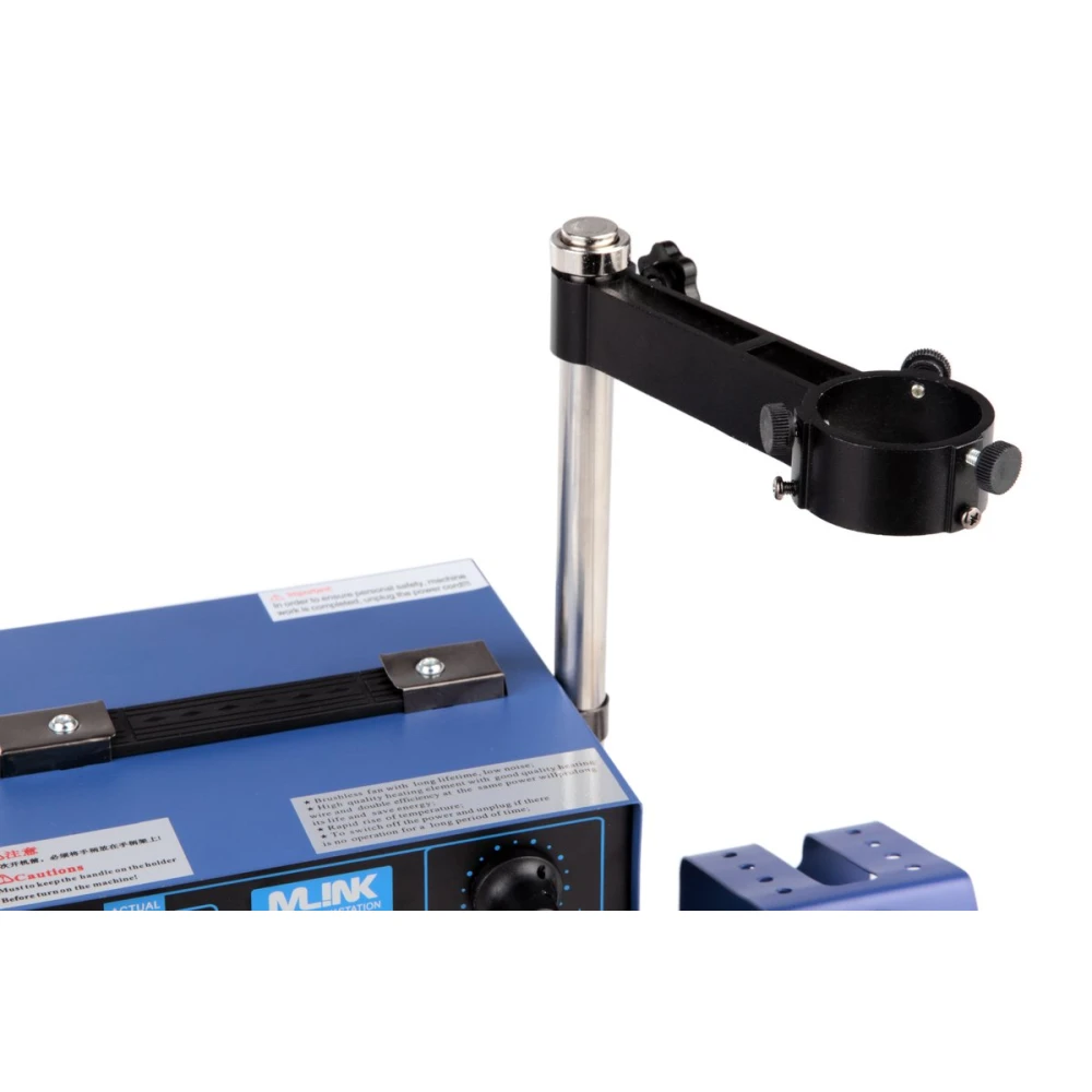 Estación de soldadura Mlink H4 en uso para reparación de componentes SMD