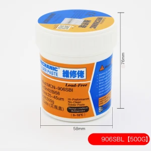 Professionelle bleifreie Lötpaste Mechanic 906SBL 500GR Sn42Bi58