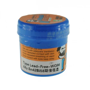 Bleifreie Lötpaste Mechanic WQ86 50GR Sn42Bi58 für präzises Löten