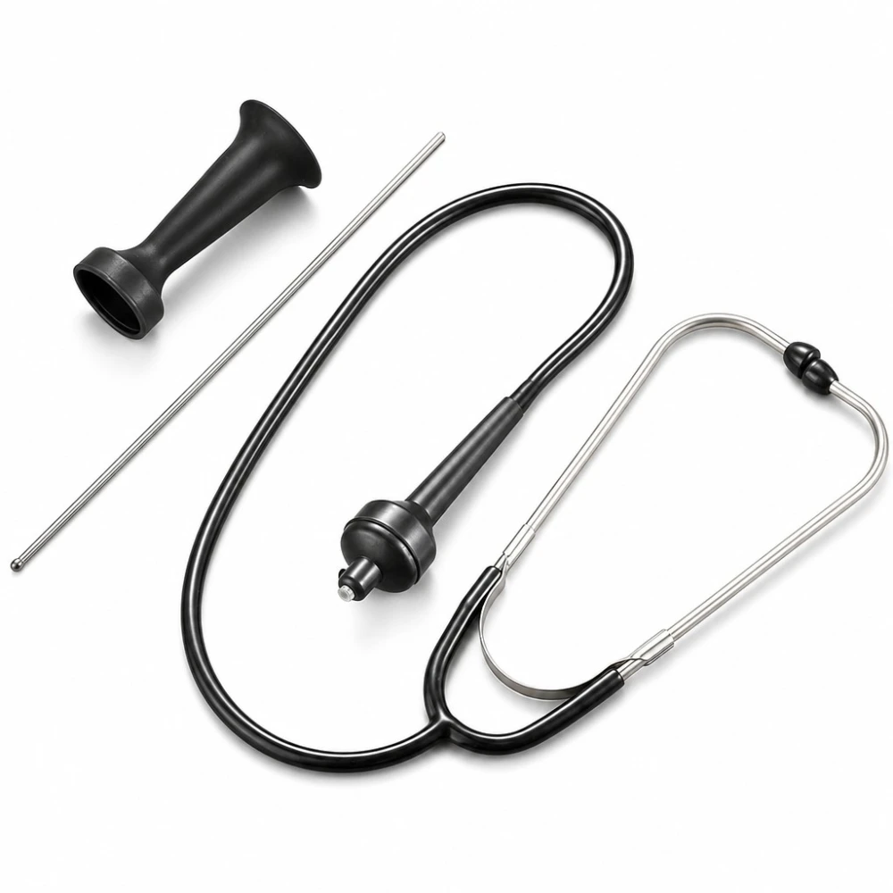 Professionelles mechanisches Stethoskop mit auswechselbarer Metallsonde