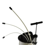 Extractor manual de aceite 9 litros TSX TOOL mostrando accesorios incluidos