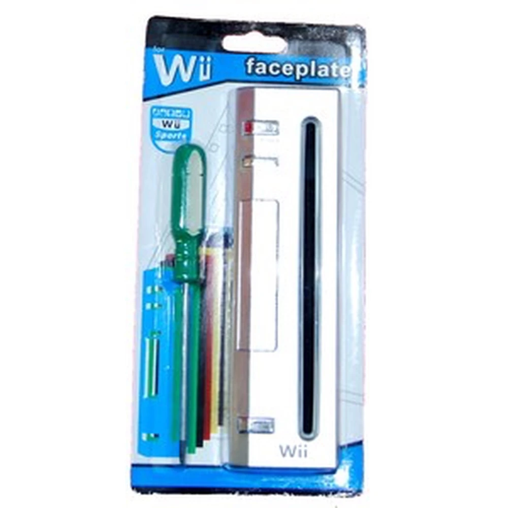 Wii Frontblende Silber - Original-Ersatz satkit