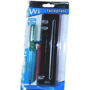 Wii Frontblende schwarz – Ersatz für Nintendo Wii
