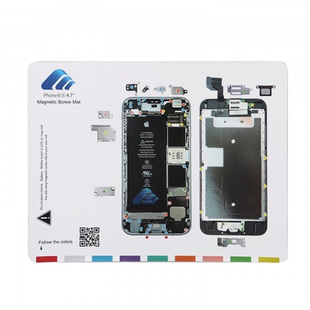 Für iPhone 6S Professionelle magnetische Polsterführung Magnetschraubenhaltermatte IPHONE 5S  4.00 euro - satkit