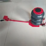 Gato neumático 3 toneladas con capa de goma antideslizante en la parte superior