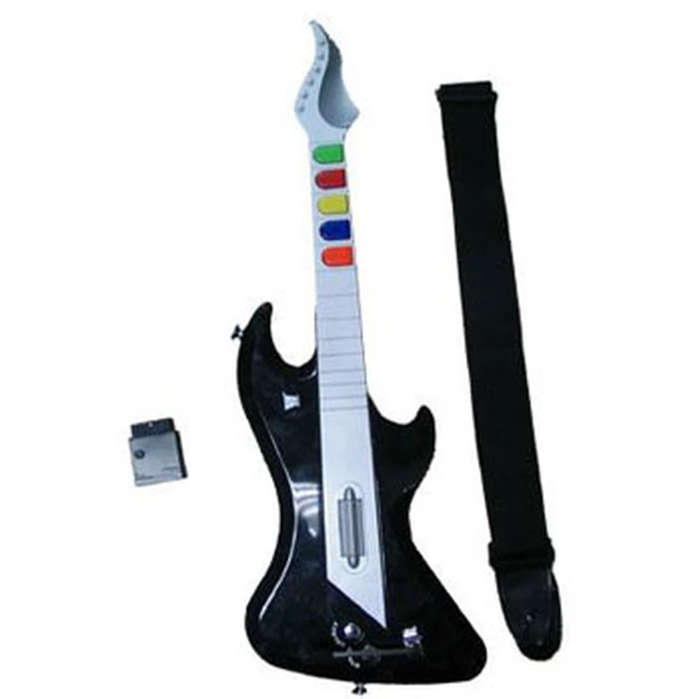 PS2 Wireless-Gitarre kompatibel mit Guitar Hero I, II und III