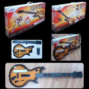 Wii Crazy Guitar kabellose Gitarre für kompatible Musikspiele