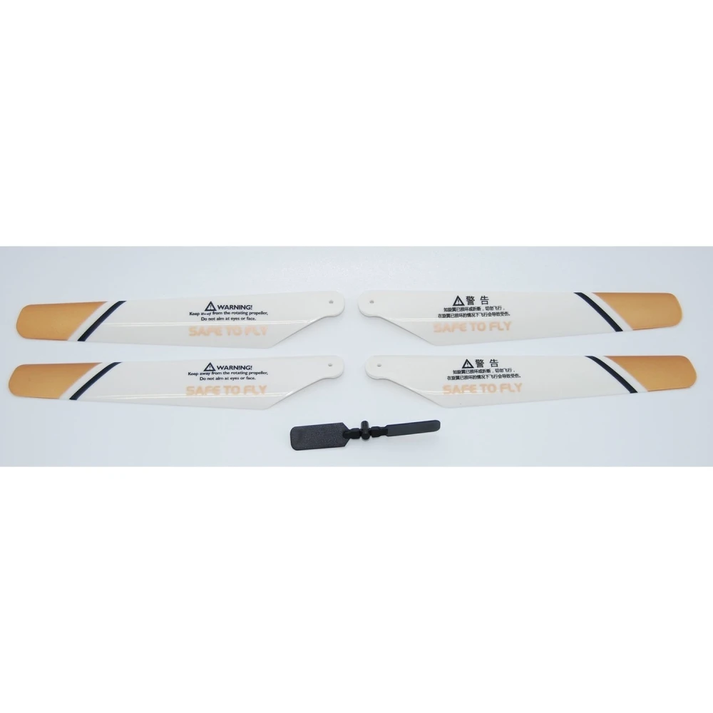 Helicoptero Radio Control 6809 V2 amarillo sobre fondo blanco