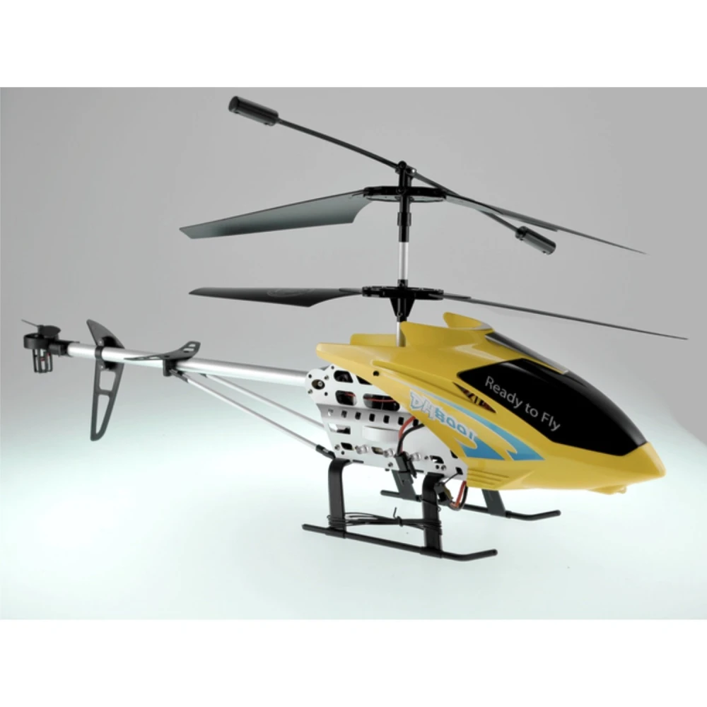 Detalle del rotor principal del helicoptero radio control DH8001 rojo