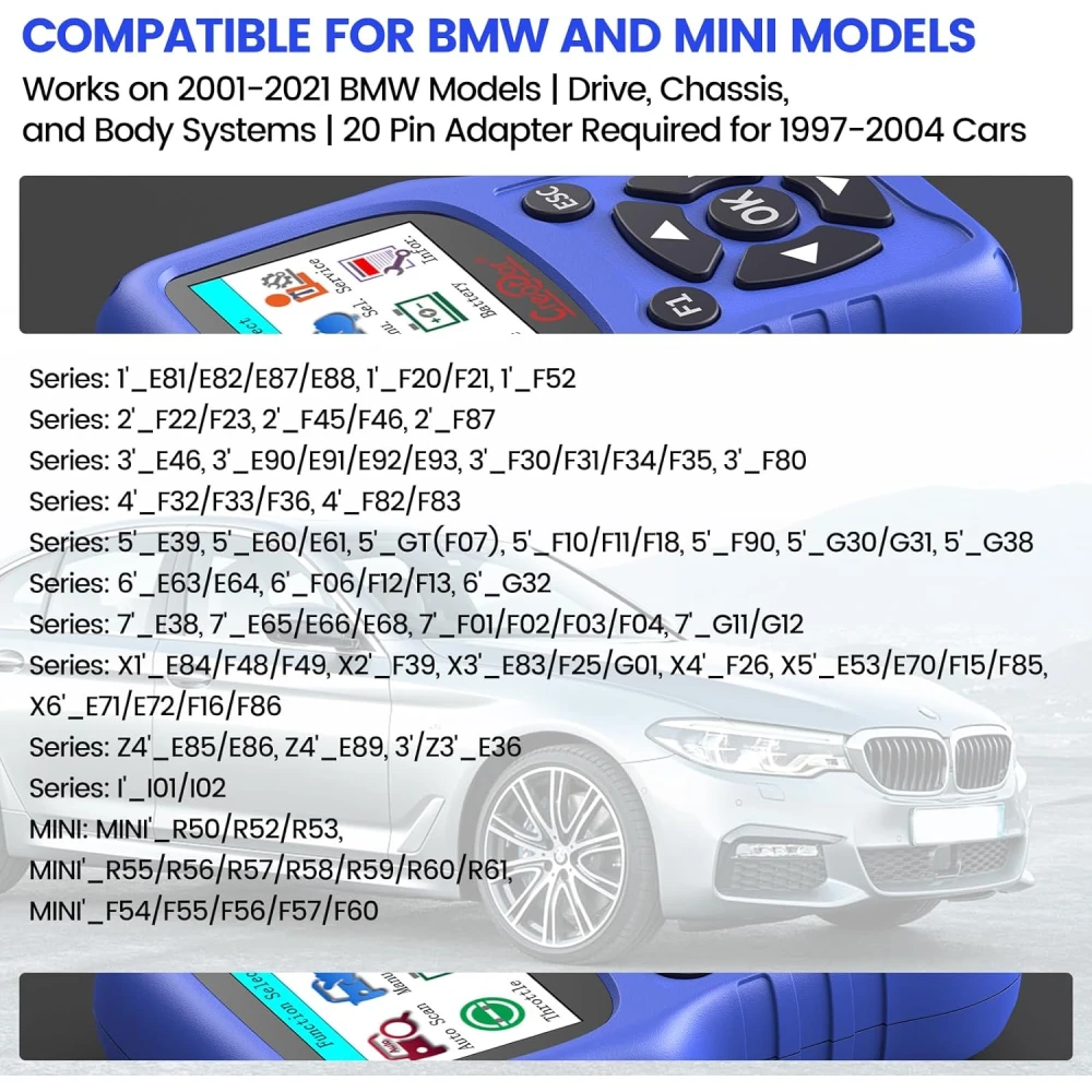 OBD2-Diagnosegerät BMW Creator C420 für BMW und Mini mit erweiterten Funktionen