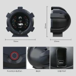 Autool X95 Multifunktions-Inklinometer mit Multiachs-Gyroskop und GPS