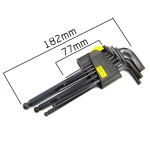 Langer Kugelkopf-Inbusschlüssel-Satz 9-teilig 1,5-10mm