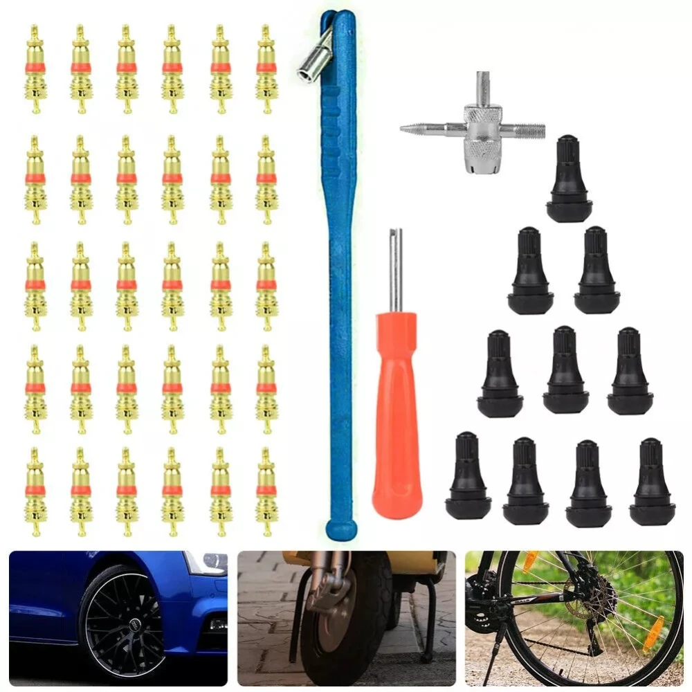 TSX TOOL Reifenreparatur- und Ventilausbau-Set 43-teilig