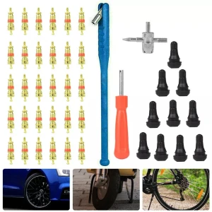 TSX TOOL Reifenreparatur- und Ventilausbau-Set 43-teilig