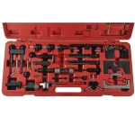 Detalle de piezas del kit calado distribución VAG 36 Pcs TSX TOOL
