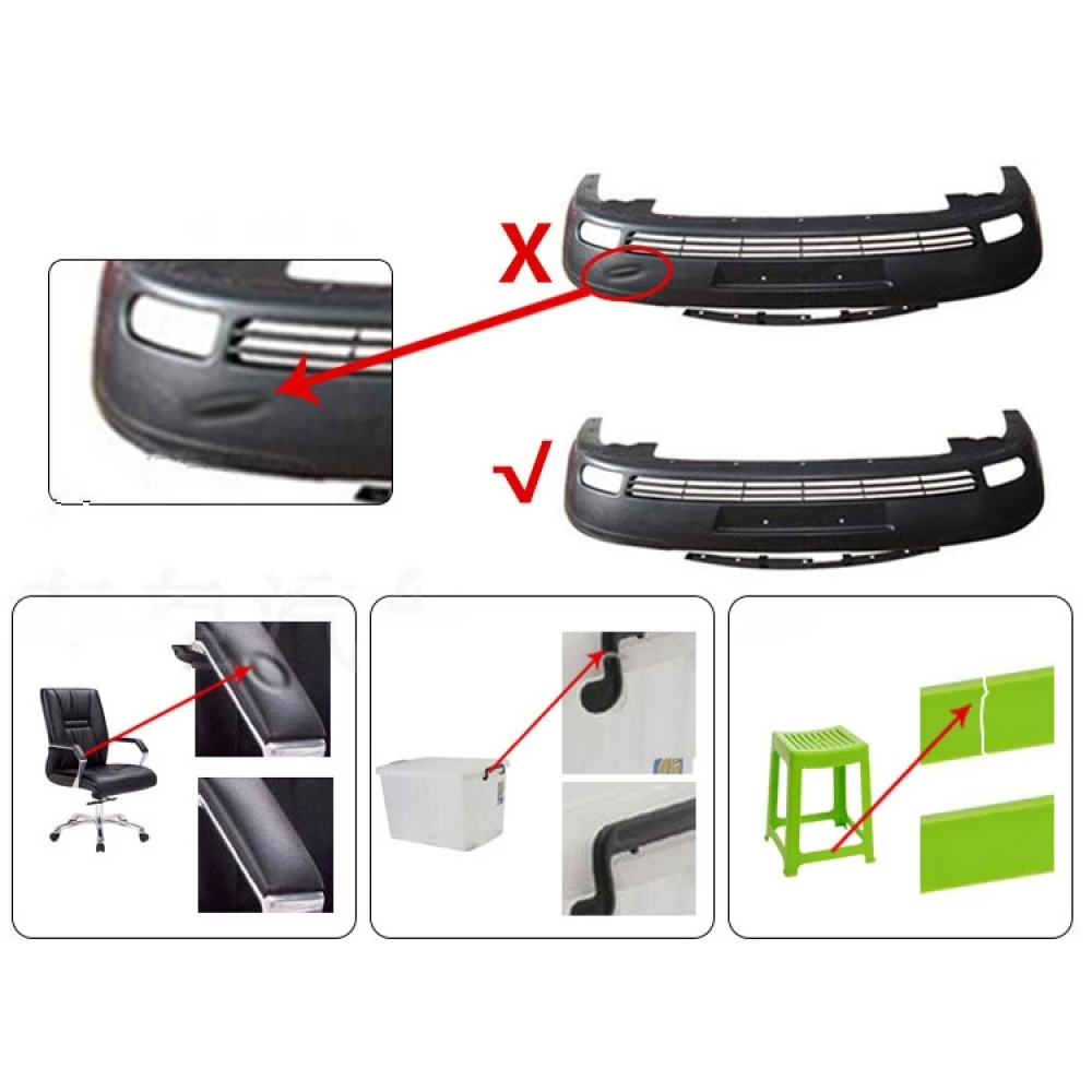 Kunststoff-Heißklammer-Set für die Kfz-Reparatur