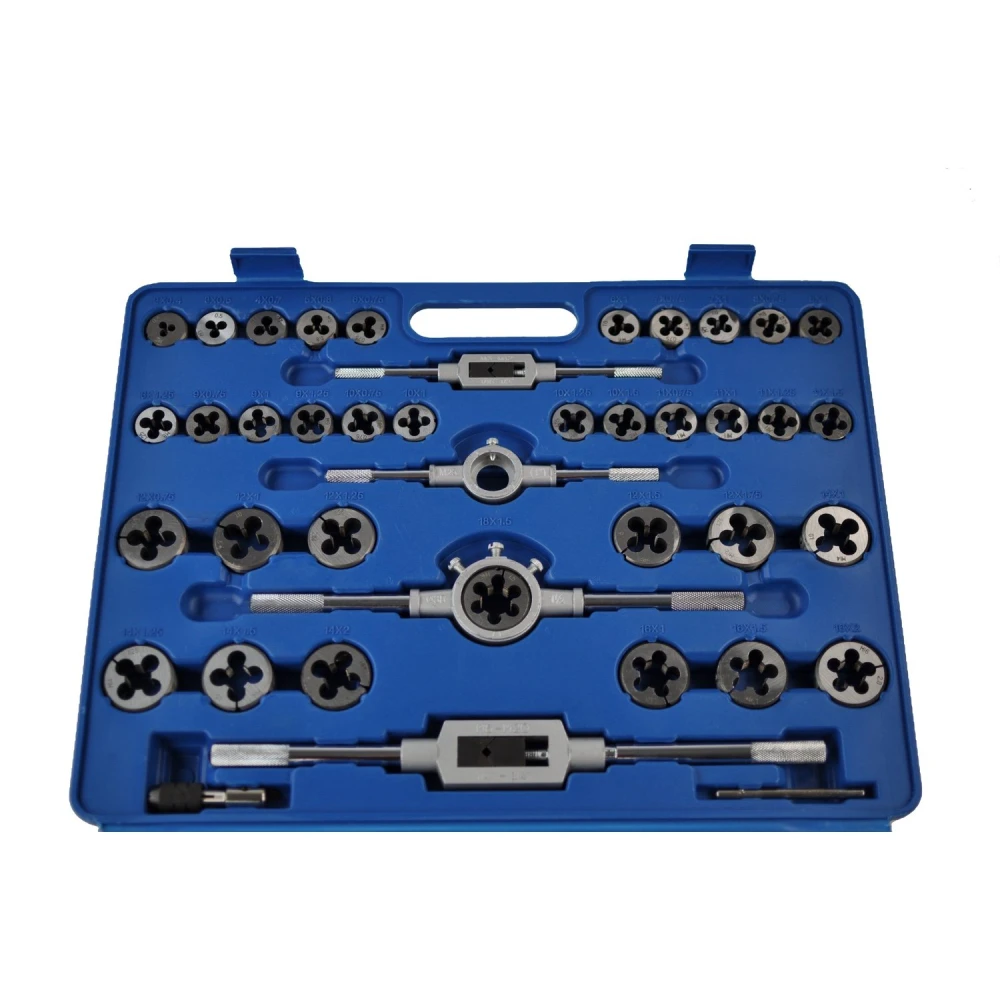 Estuche portátil con kit de machos y terrajas métricas TSX TOOL