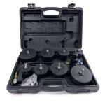 Turbolader-Leckprüfer-Set 9-teilig mit Manometer Turbo-Drucktest