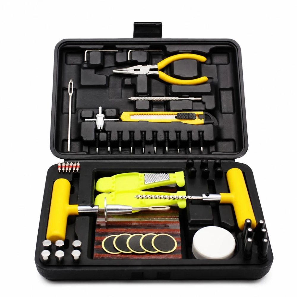 Reifenpannen-Reparaturset 87-teilig Professionell Auto SUV Transporter