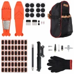 Reifenpannen-Reparaturset Motorrad Fahrrad 81 Teile Dochte Ahle Tubeless
