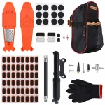 Reifenpannen-Reparaturset Motorrad Fahrrad 81 Teile Dochte Ahle Tubeless