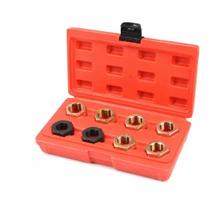 Gewindereparatur-Set für Achswelle und Radnabe 9-teilig