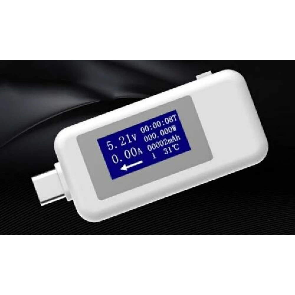Dispositivo KWS1802C para medir voltaje y corriente en USB tipo C