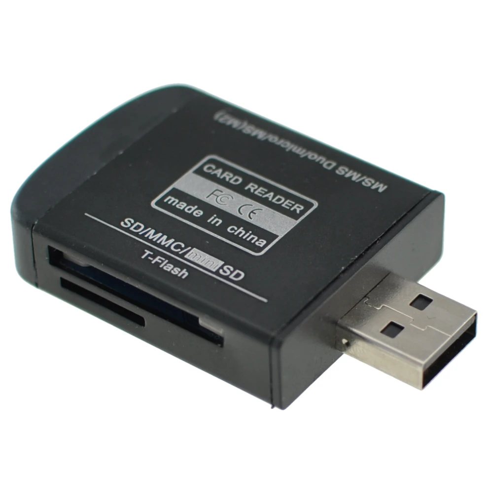 USB 2.0 Kartenleser All-in-One für Micro SD, MMC, SDHC, TF und M2