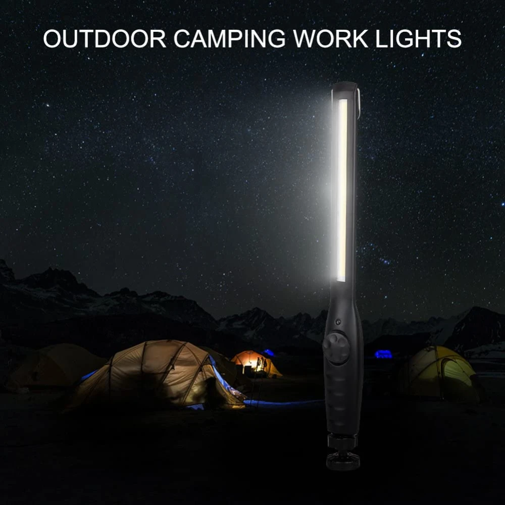 LED Werkstattlampe wiederaufladbar mit 4 Modi und Magnetfuß für Werkstatt und Auto
