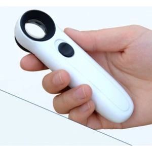 Leuchtlupe für Elektronik und Hobby 40x - Handlupe mit LED