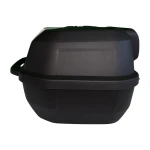 Motorrad-Topcase 47L - Universelles, abnehmbares Topcase mit Schloss und Rückenlehne