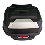 Motorrad-Topcase 47L - Universelles, abnehmbares Topcase mit Schloss und Rückenlehne