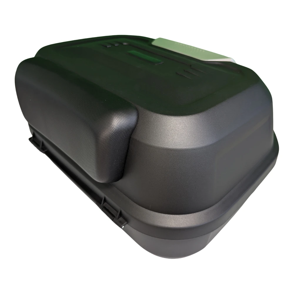 Motorrad-Topcase 47L - Universelles, abnehmbares Topcase mit Schloss und Rückenlehne