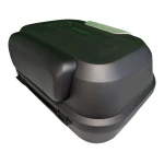 Motorrad-Topcase 47L - Universelles, abnehmbares Topcase mit Schloss und Rückenlehne