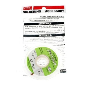 GOOT CP-1515 Entlötlitze 1,5 mm x 1,5 m für professionelles Entlöten