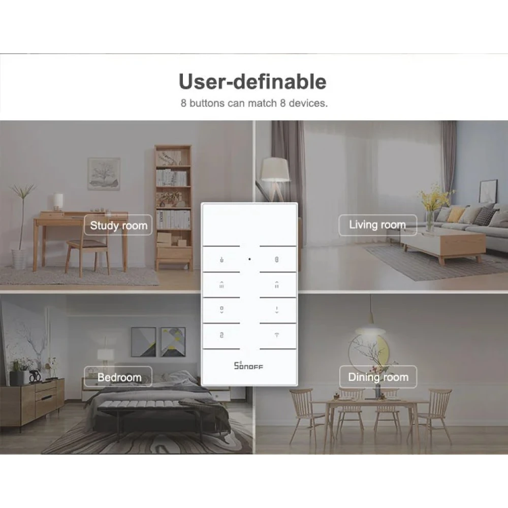 SONOFF RM433R2 Fernbedienung für 433MHz RF-Geräte