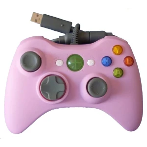 Xbox 360 Controller mit Kabel Rosa kompatibel