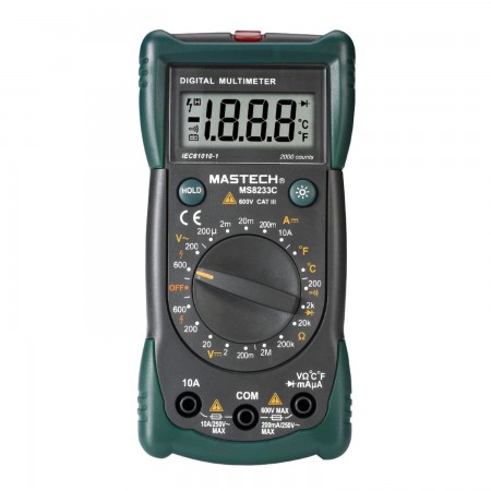 MASTECH MS8233C Digital-Multimeter Typ-K Thermoelement Kontakt AC/DC Tester Detektor mit Diode Testers Mastech 16.00 euro - satkit