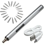 Mini-Elektroschraubendreher kabellos USB wiederaufladbar 3 LED Multifunktion 22in1 Set