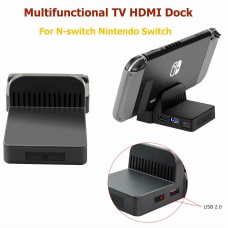 Tragbarer Mini-Tv Hdmi Usb Video Basis Dock Stand Für Nintendo Switch Spiel Konsole
