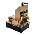 Mlink LCD6 máquina laminadora en uso en taller de reparación de pantallas