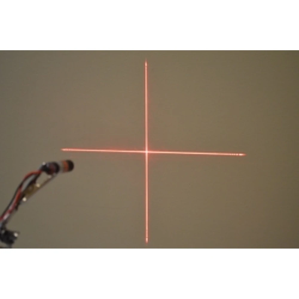 Rotes Kreuzlinien-Lasermodul 5mW 3V-5V für elektronische Messungen