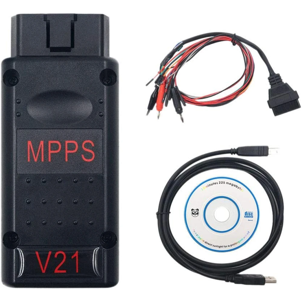 MPPS V21 ECU Chip-Tuning Tool Main + Tricore + Multiboot mit Kabel